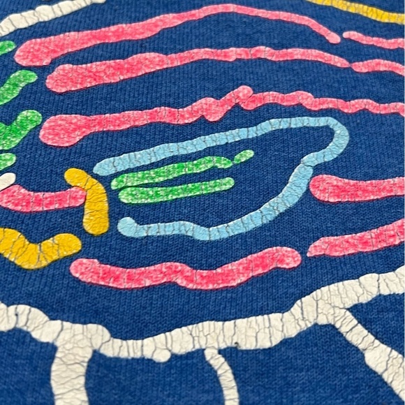 Vintage Maui Hawaii Fish 1980s Travel Tourism Jumper Crewneck Sweatshirt - Picture 3 of 7